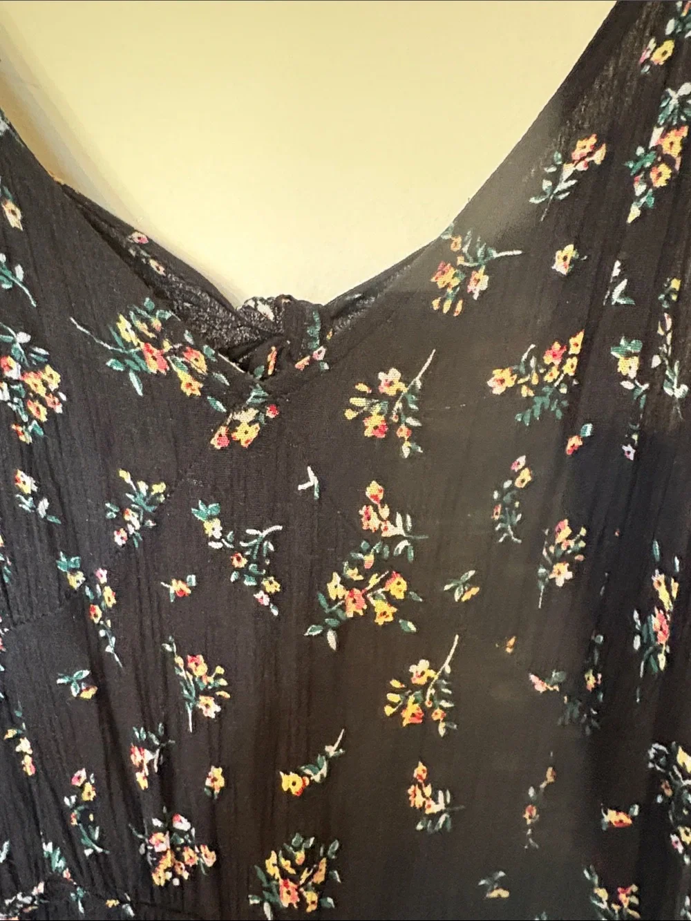 Promesa Black Floral Tie-Shoulder Wide-Leg Jumpsuit - Picture 2 of 7